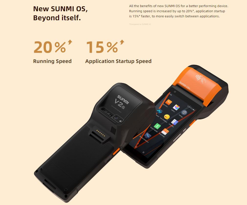 Sunmi T5940 V2s-Wireless data POS System (sunmi Mobile T5940 V2s - Wireless data POS System)