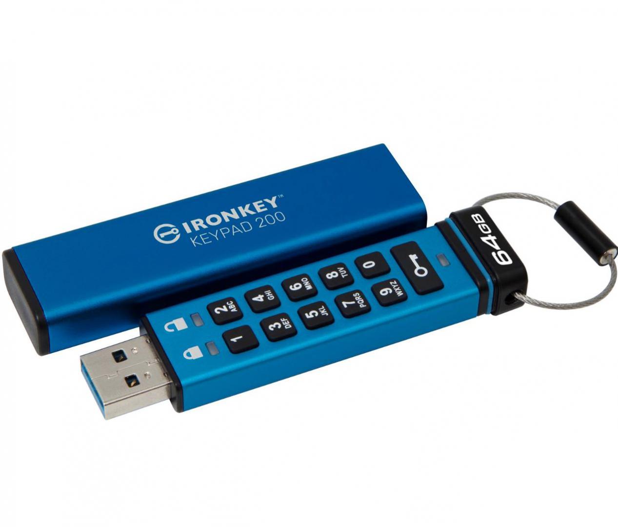 Kingston IronKey Keypad 200 USB 3.2 64GB