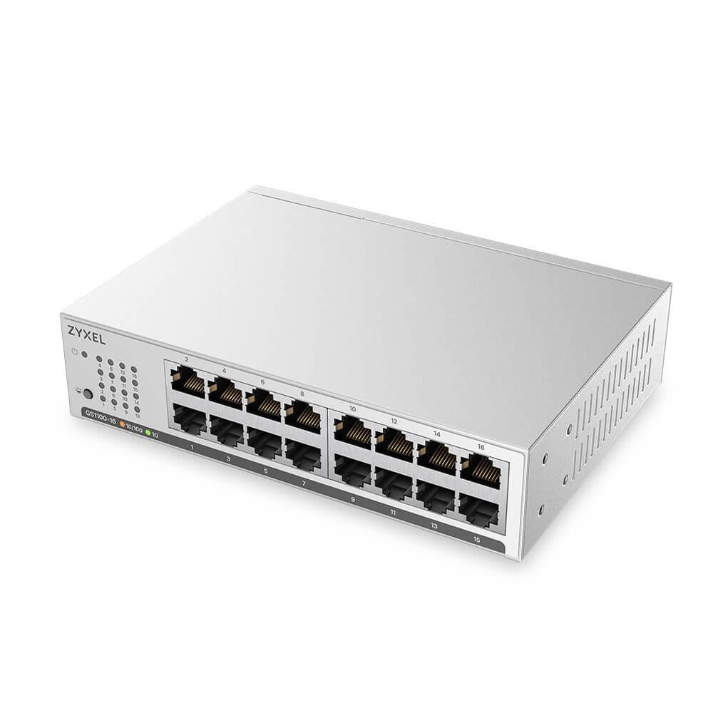 Zyxel GS1100-16 16-PORT Gbe Unmg Switch