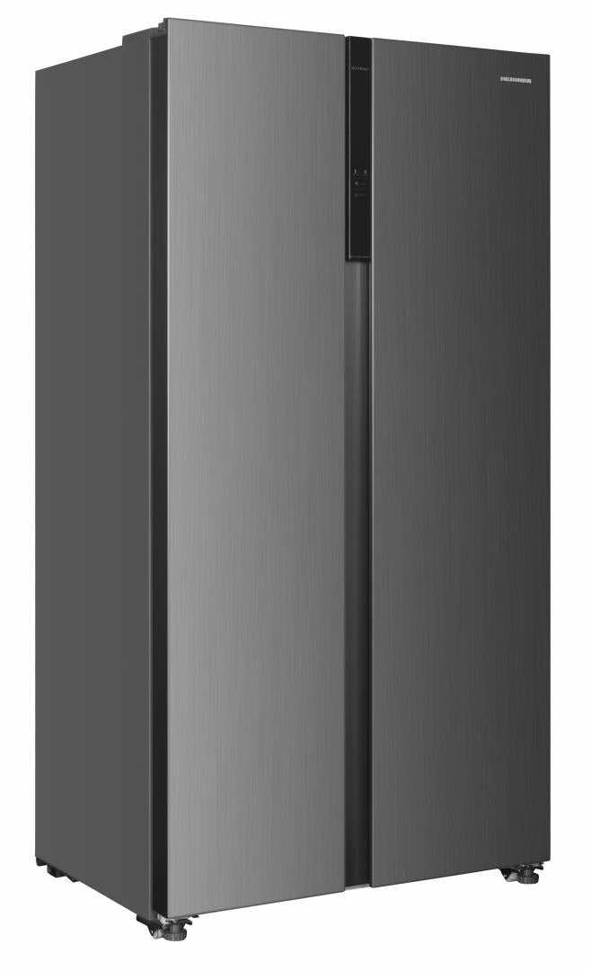 Side by Side HEINNER HSBS-H532NFXF+, No Frost, 532 L, Clasa F, Aspect Inox