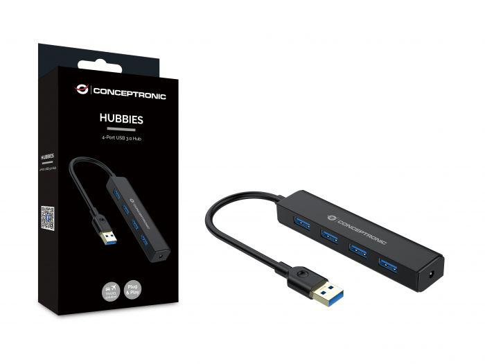 Conceptronic USB Hub 4PORT C4PUSB3 (Hub USB Conceptronic 4-Port USB 3.0 Hub)