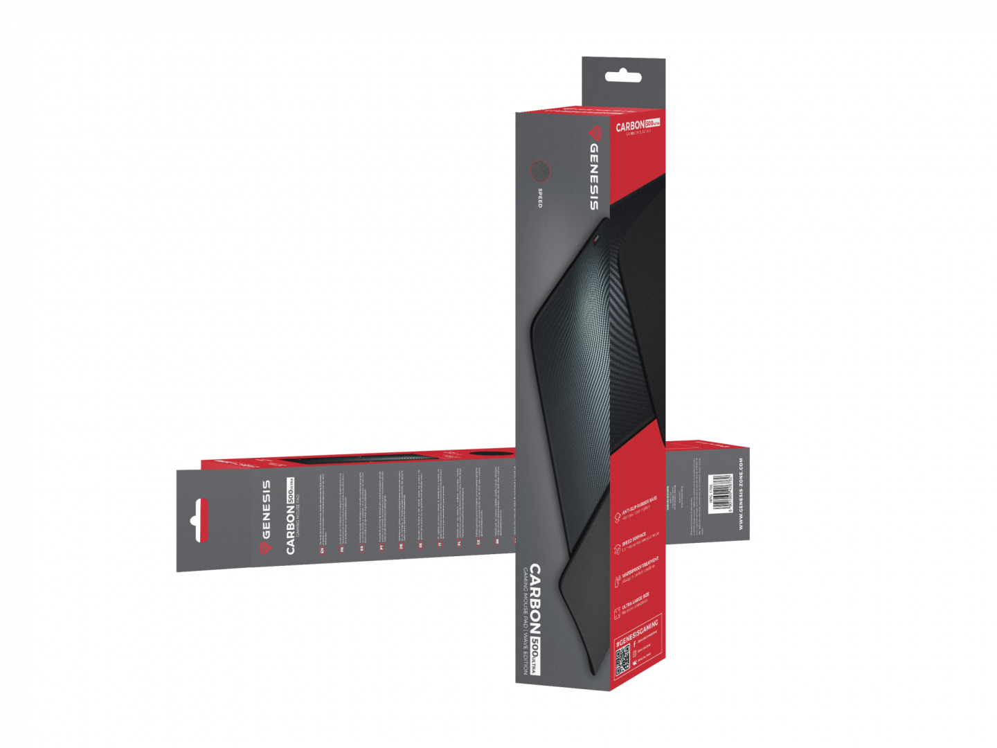 Mousepad Genesis Carbon 500 Maxi UltraWv
