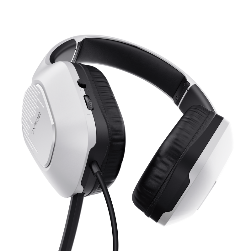 Casti Trust GXT415W Zirox. alb