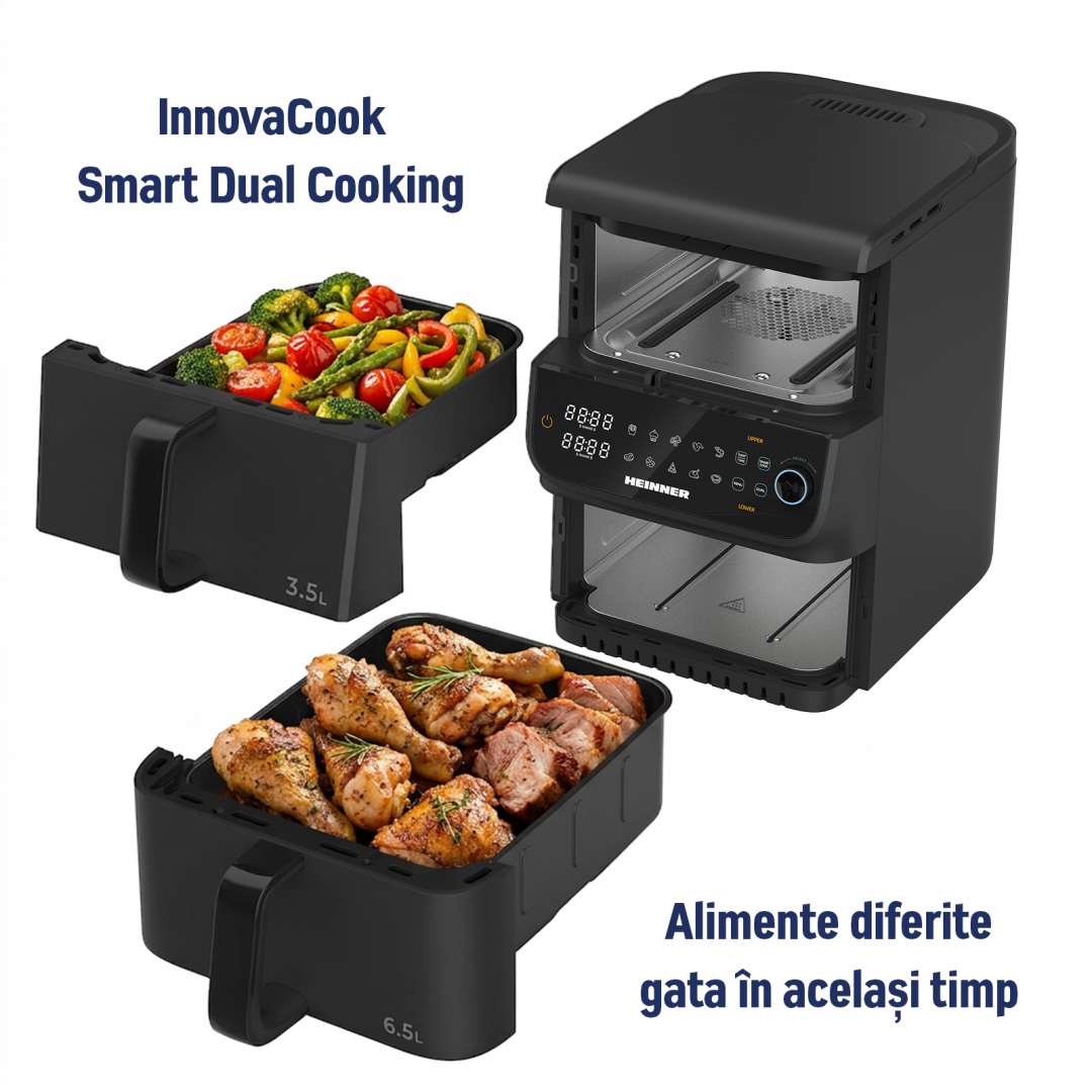 FRITEUZA DUBLA HEINNER HAF-C10DBS25BK