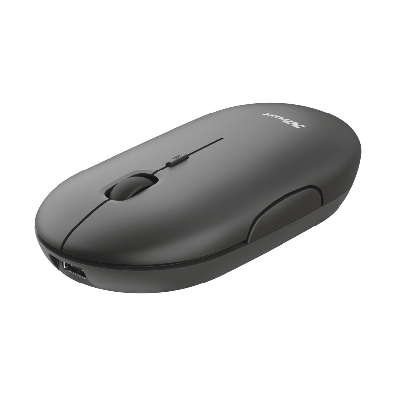 Mouse Trust Puck 1600 DPI, negru