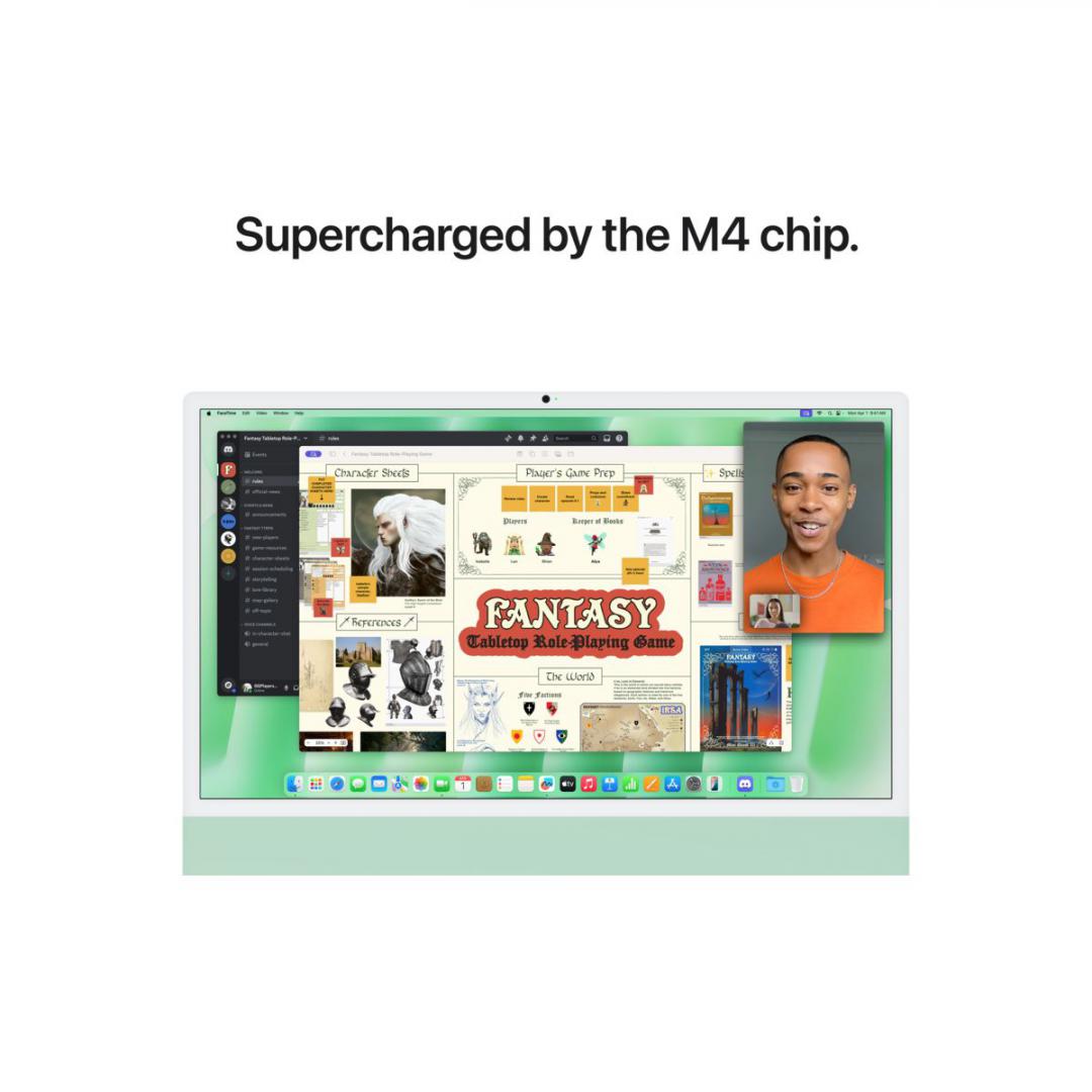 Apple iMAC24 CPU-10C/GPU-10C/16GB/256 INT GN