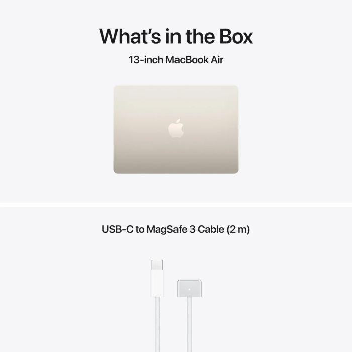 MacBook Air 13.6" Retina/Apple M5 (CPU 10-core, GPU 10-core, NeuralEngine16-core)/16GB/1TB - Starlight - INT KB (No Adapter) - 2026