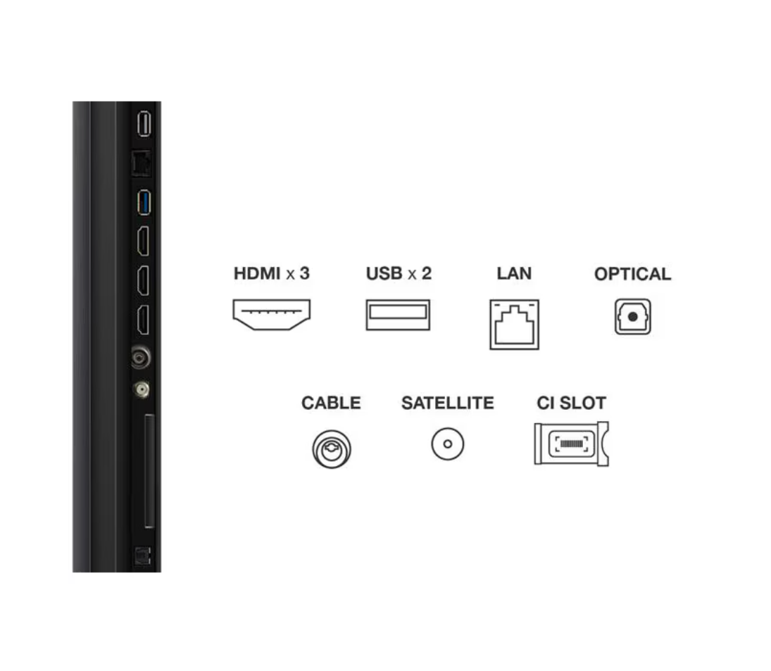 Mini LED TV 4K 55''(139 cm) TCL 55C6KS