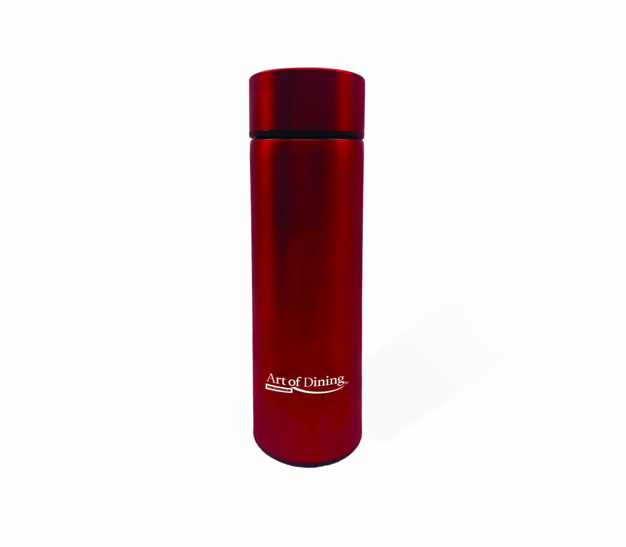 Termos Inox 450ML,INDICAT.LED.TEMP Rosu (termos Inox 450 Ml)