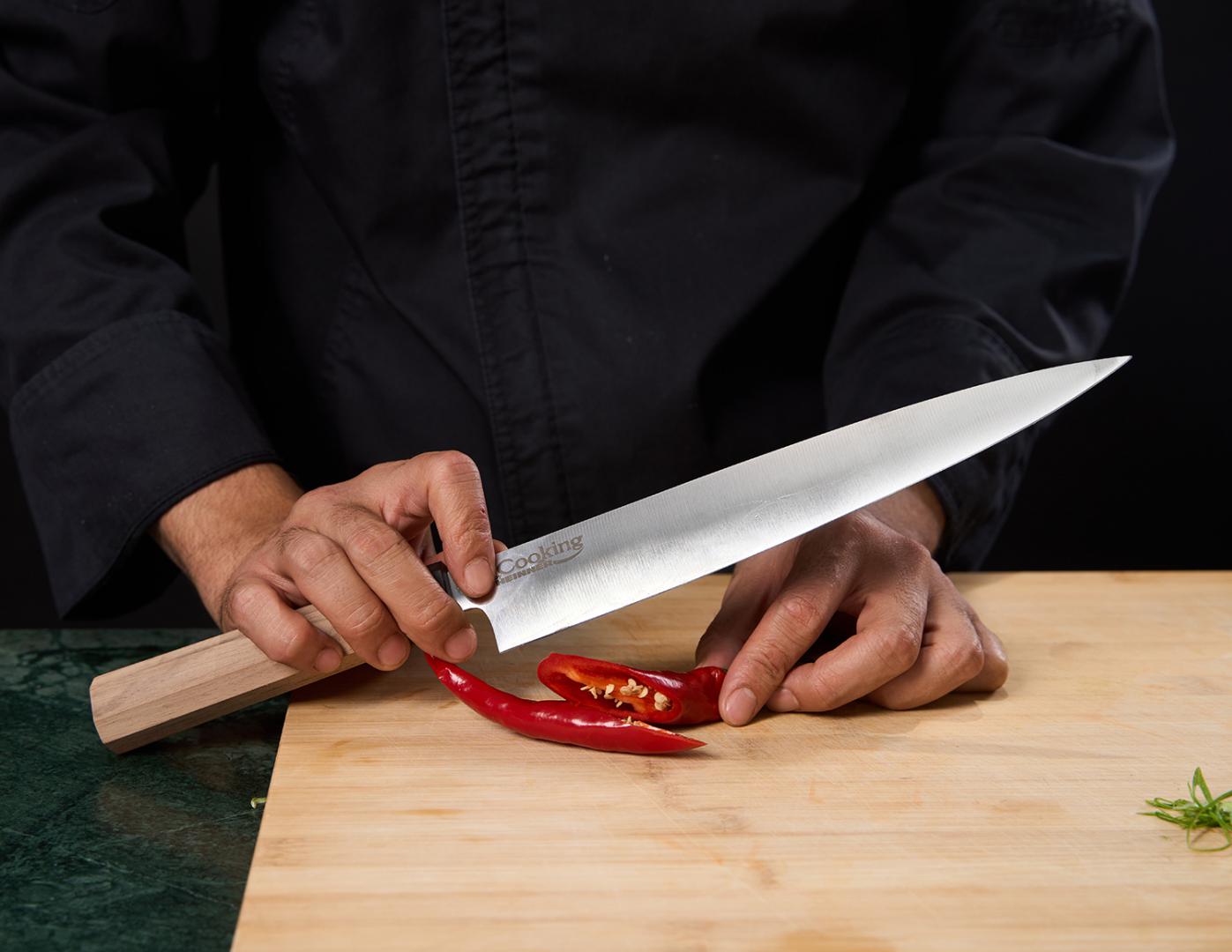CUTIT SUJIHIKI 24 CM, RIKITO WATANABE, SAMURAI GOURMET, COOKING BY HEINNER