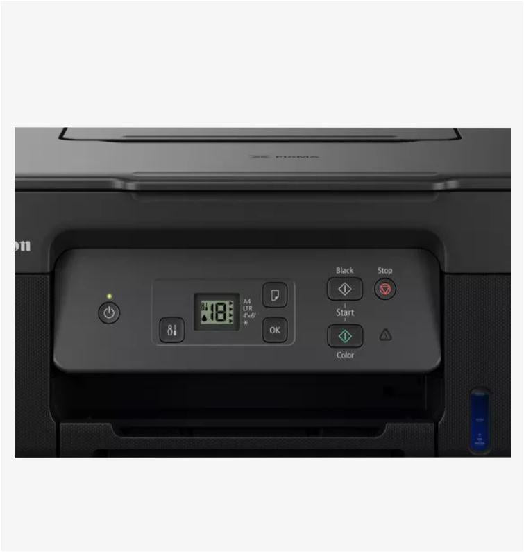"Multifunctional inkjet color CISS Canon PIXMA G2470, dimensiune A4(Printare, Copiere, Scanare), viteza imprimare 11ipm alb-negru, 6ipm color,rezolutie printare 4800x1200 dpi, imprimare fara margini, alimentarehartie 100 coli, scanner CIS rezolutie 600x12