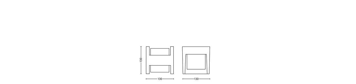 Arbour Ue 2XWA 3.8W 27K An Hv 06 (Aplica LED pentru exterior Philips Arbour Up<(>& <)>down)