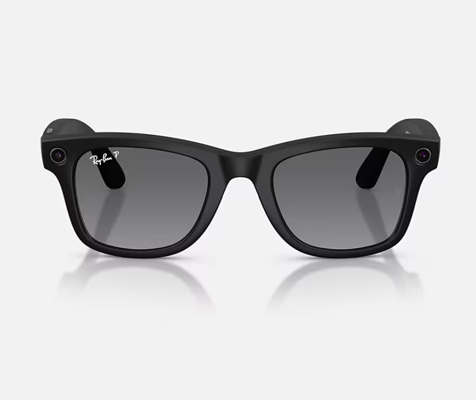 RayBan Meta Wayfare L MB/Polar Gr Gen2 (ORW4012 Meta Wayfarer High Bridge Fit - Matte Black - Polar Gradient Graphite...)