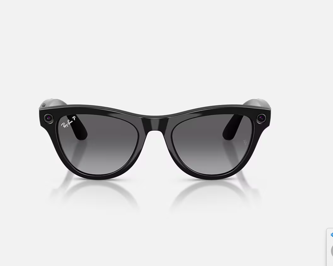 RayBan Meta Skyler SBk/Grph Gen2 (RayBan Meta Skyler High Bridge Fit - Shinny Black - Graphite Gen2)