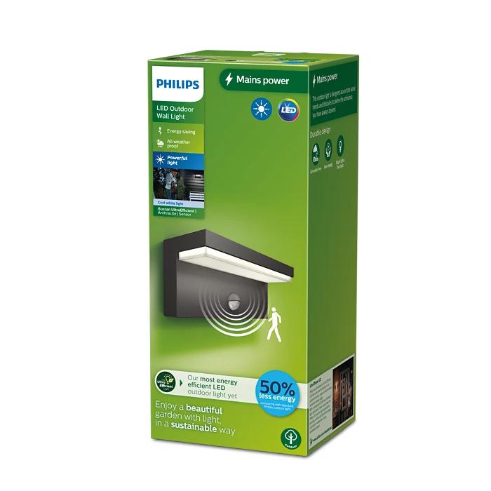 Bustan Ue Wa 3.8W 40K An Hv IR 06 (Aplica LED pentru exterior cu senzor de miscare Philips Bustan)