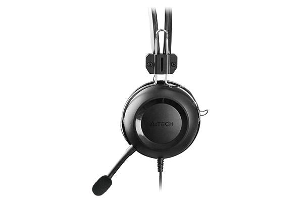 Casti A4Tech HU-35 Stereo, USB, negru