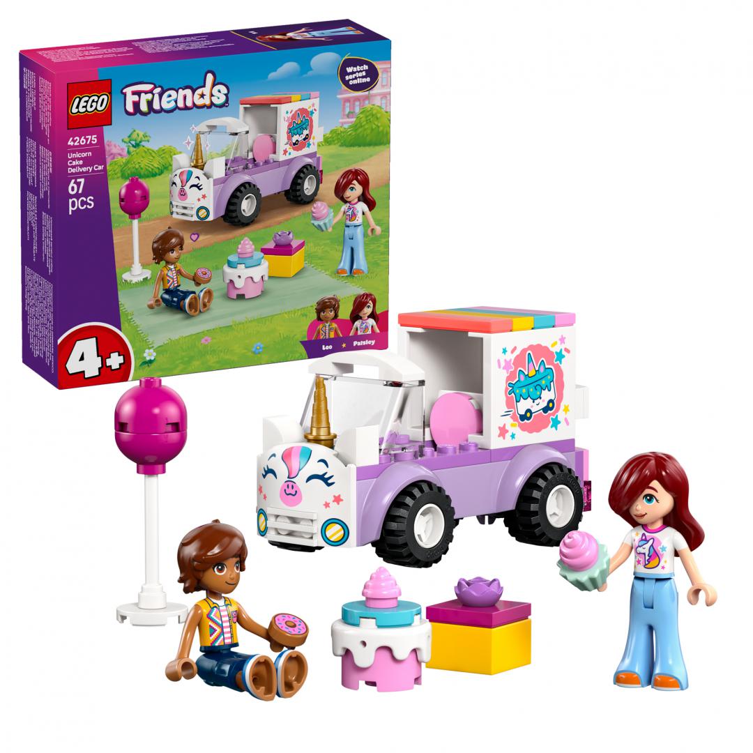 MASINA-UNICORN Pt. Livr. Tort LEGO42675 (MASINA-UNICORN pentru Livrare de Torturi LEGO42675)