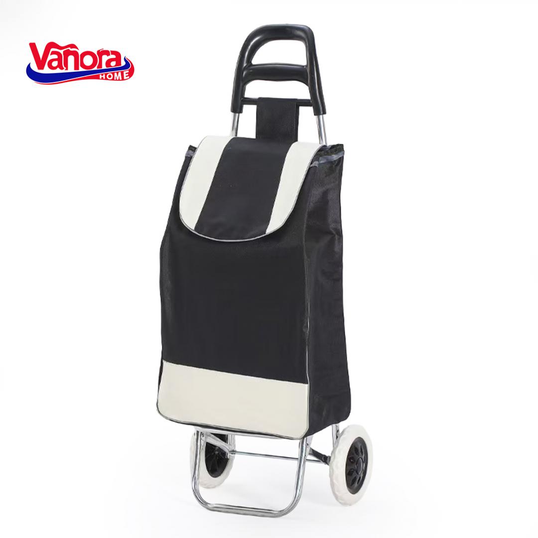 Troler de Cumparaturi Smart, 35L, Negru
