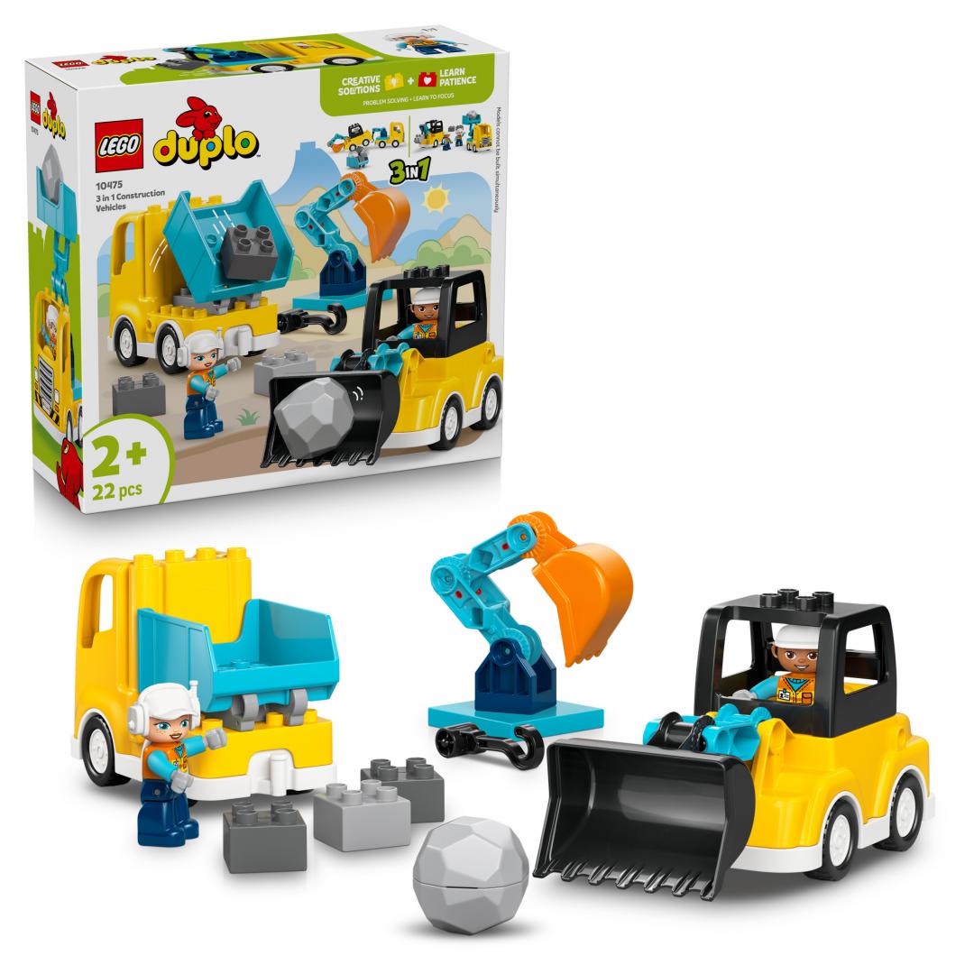 Vehicule Constructii 3 in 1  LEGO10475 (vehicule de Constructii 3 in 1  LEGO10475)