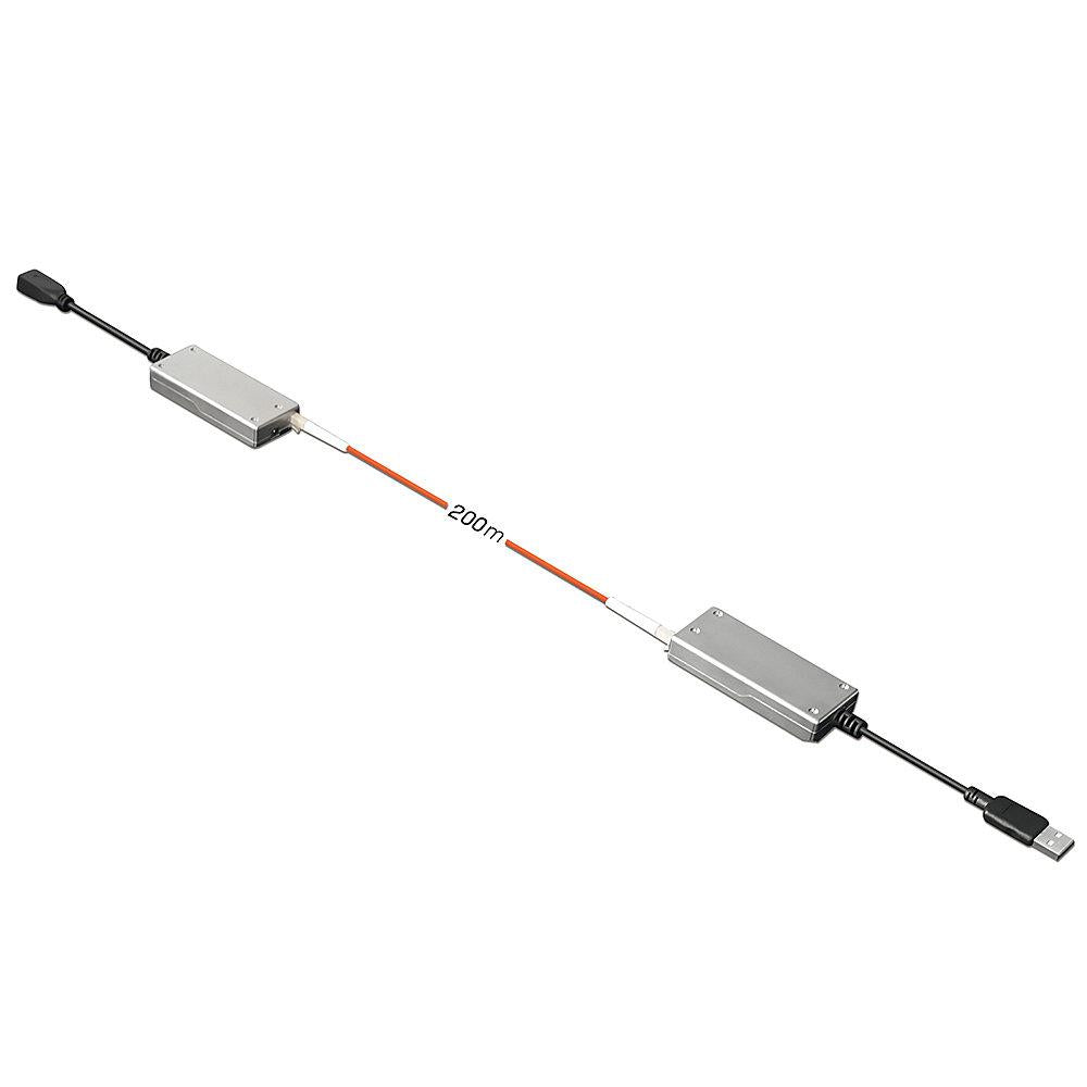 Lindy 200m Fibre Optic USB 2.0 Extender (Lindy 200m Fibre Optic USB 2.0 Extender)