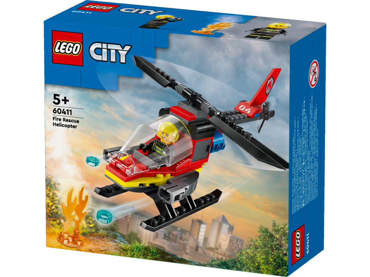 ELICOPTER DE POMPIERI, LEGO 60411