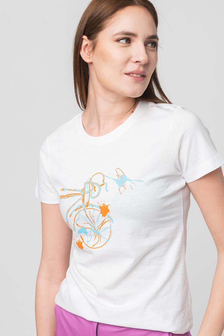 Pegas TSHIRT CASUAL F BICICLETA COLOR WHITE-XS