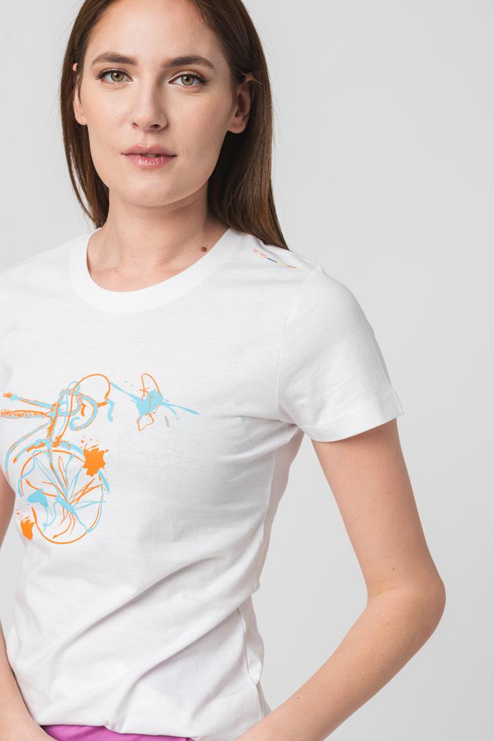 Pegas TSHIRT CASUAL F BICICLETA COLOR WHITE-S