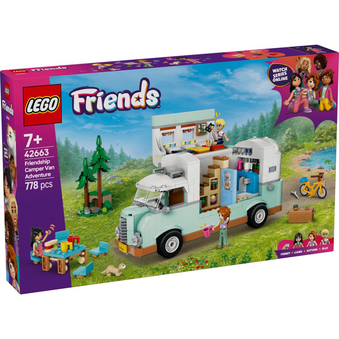 AVENTURA IN RULOTA CU PRIETENII, LEGO42663