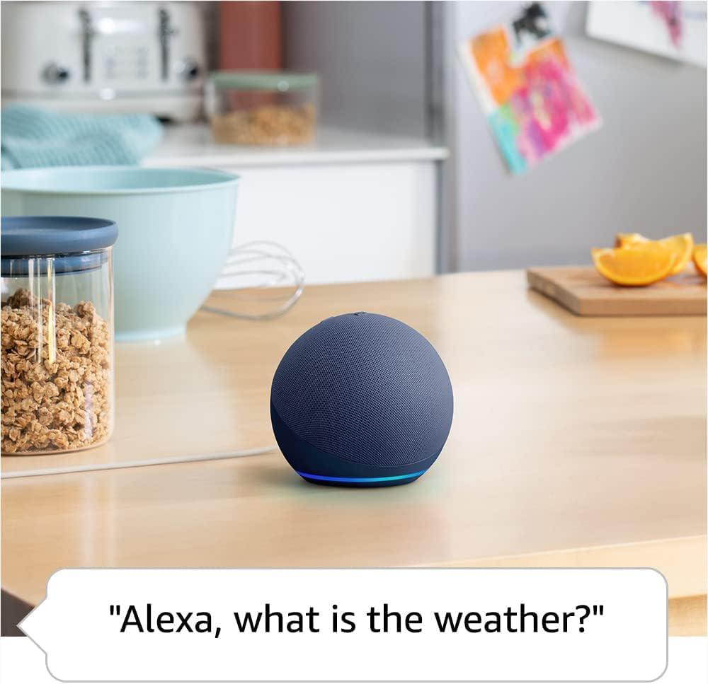 RESIGILAT | Boxa inteligenta Amazon Echo Dot 5 (2022), Control Voce Alexa, Bluetooth, Wi-Fi, Deep Sea Blue AMAZON