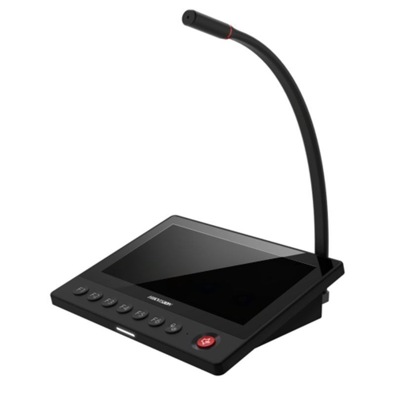 Microfon de Birou (Microfon de birou cu afisaj 7" LCD Hikvision DS-QAZ1MP7G1 Gooseneck)