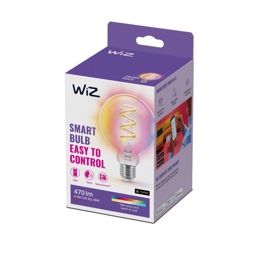 WIZ WI-FI BLE 40W G95 E27 822-65 RGB CL 1PF