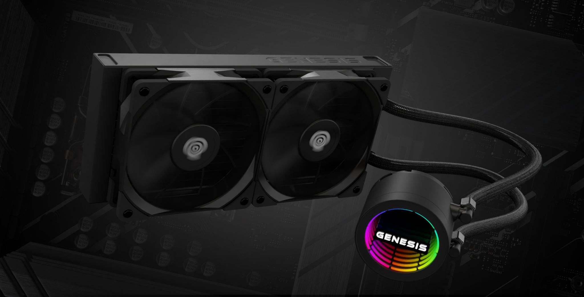 CPU COOLER GENESIS HYDRIA 240 BLACK