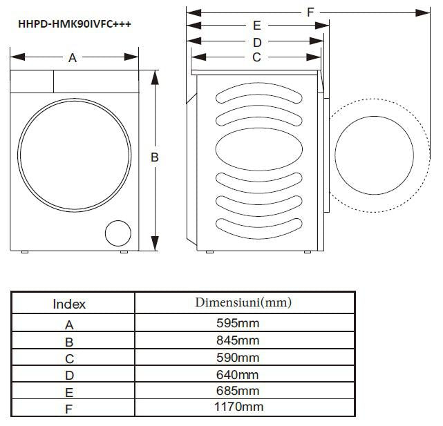 USCATOR DE RUFE HEINNER HHPD-HMK90IVFC++