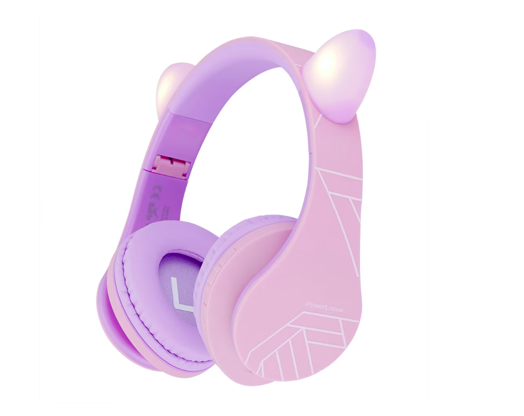 PowerLocus Casti copii KidsCat Purple/Pk (Casti Over-ear PowerLocus KidsCat)