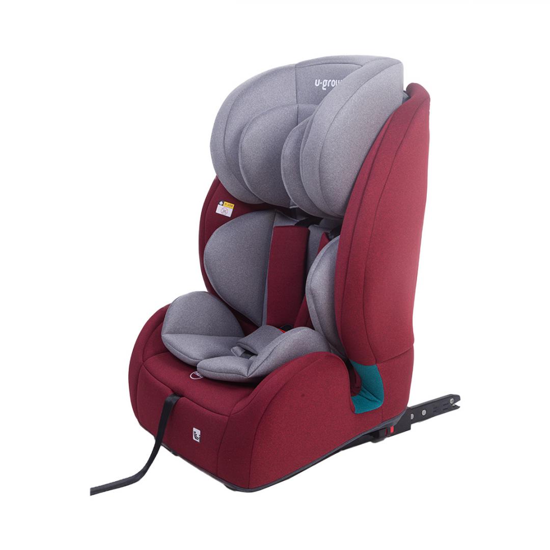 Scaun auto,isofix/top tether,red,U-Grow