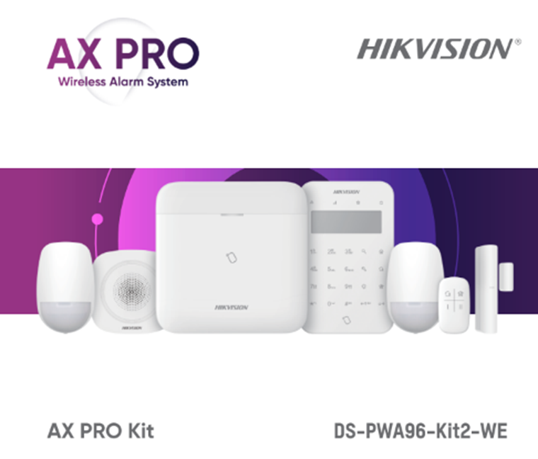 Hikvision KIT AXPRO MIDLE LEVEL WIRELESS 868MHZ