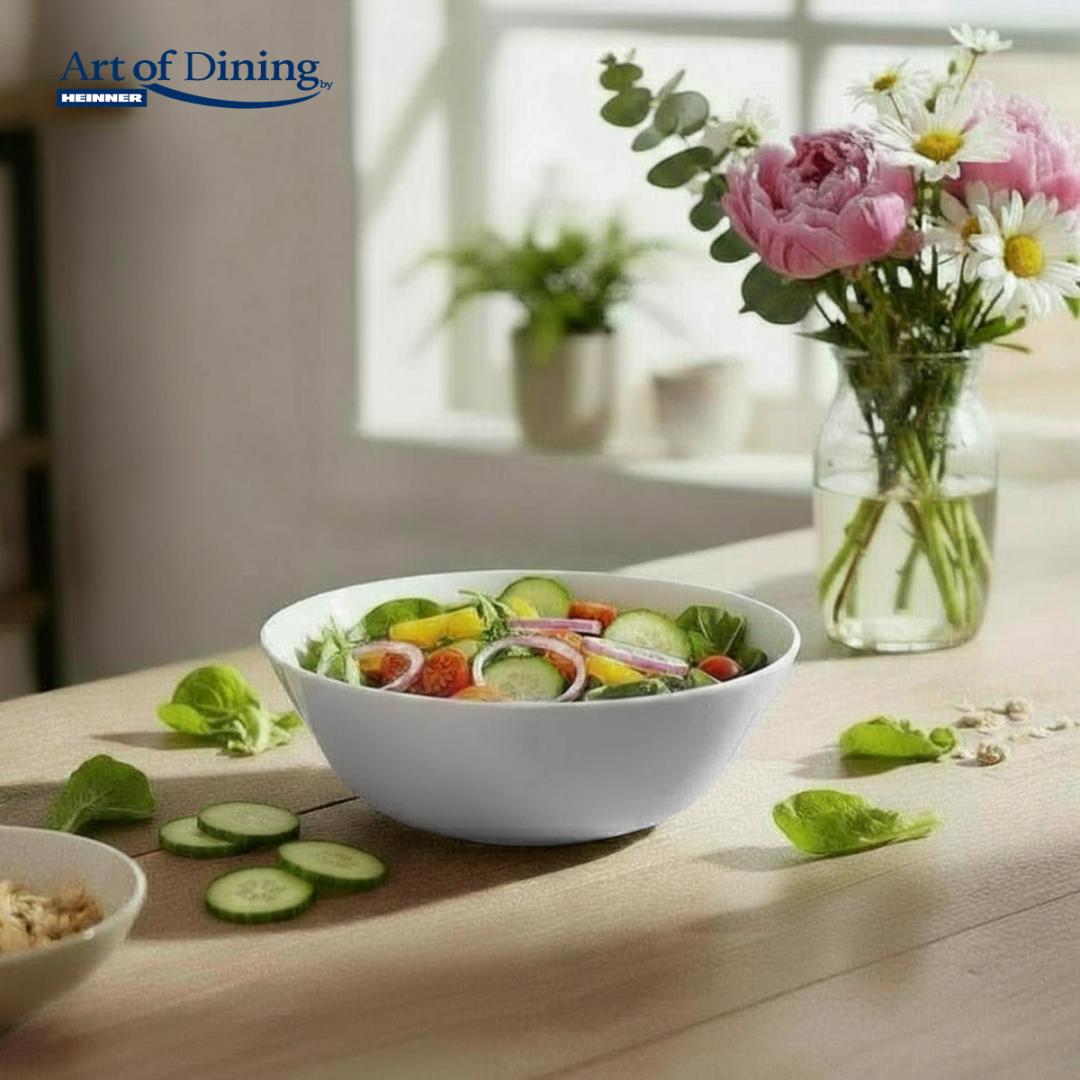 Heinner BOL SALATA OPAL ALB 16 CM,  AIDA