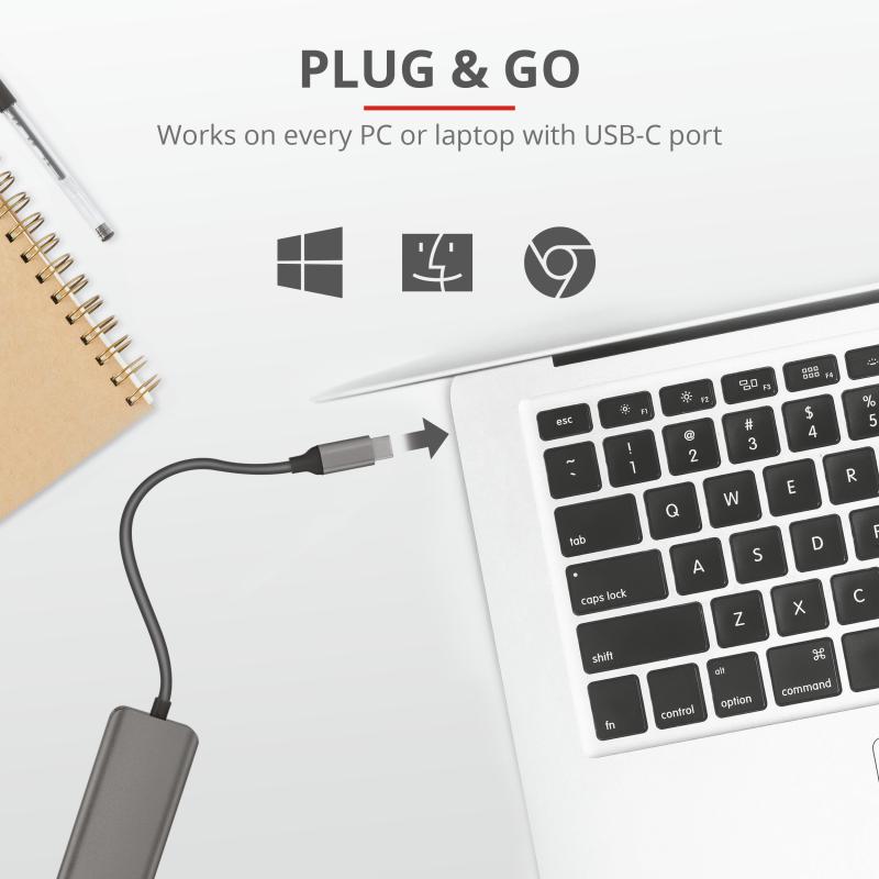 USB Hub Trust Halyx 4xUSB 3.2, alm (Hub USB Trust Halyx)