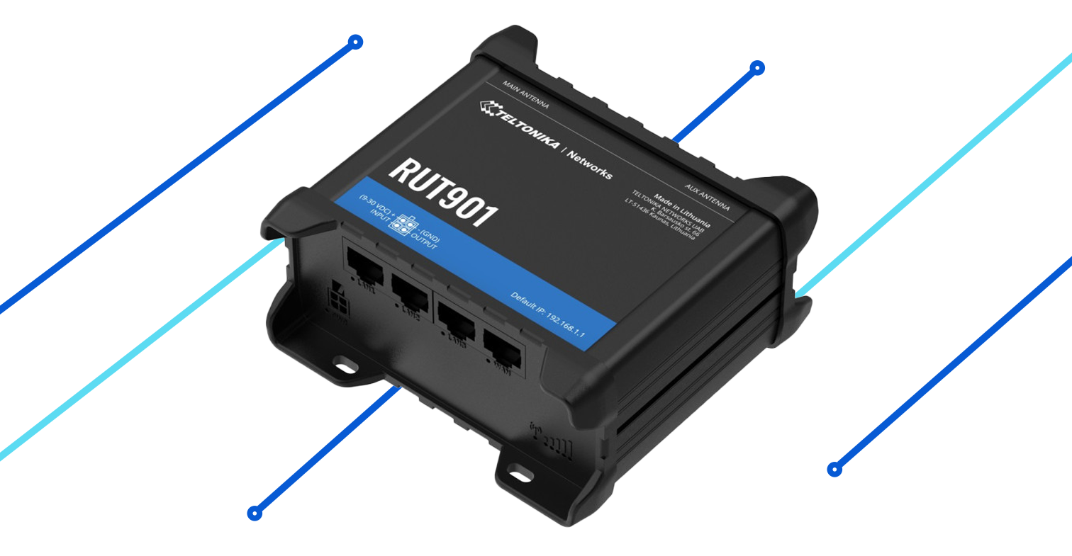 TRM142 Lte Cat 4 RS232 Modem (teltonika TRM142 Industrial modem)