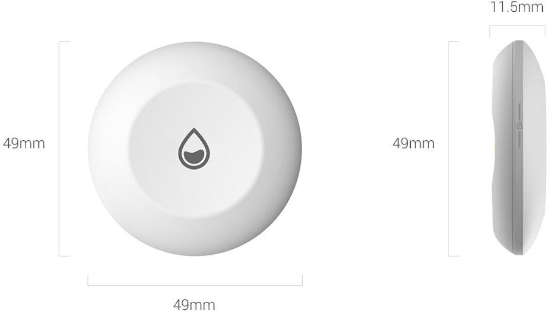 Senzor de Inundatie WI-FI (Ezviz Senzor de inundatie CS-T10C; Baterie: CR2032)