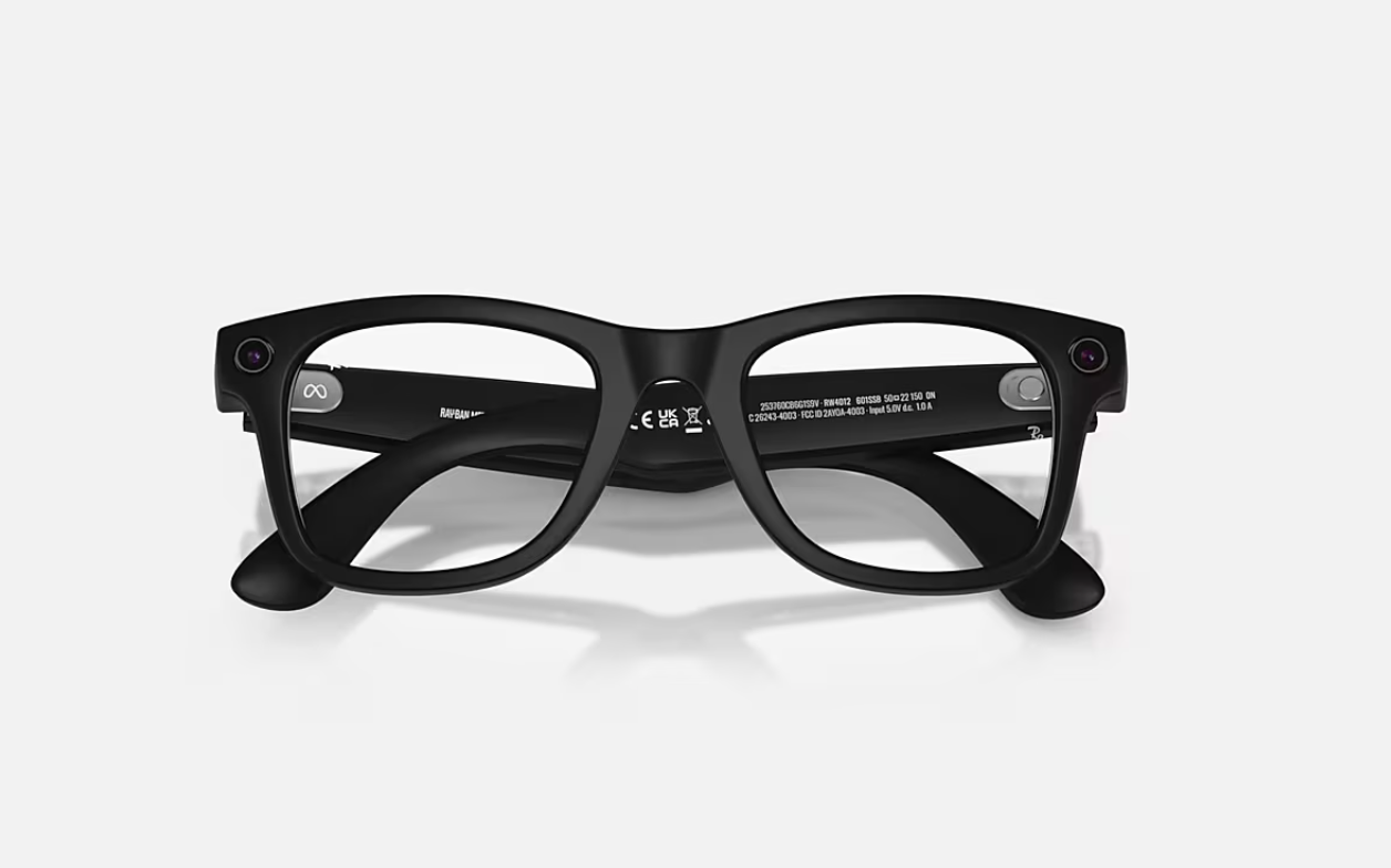Ray-Ban RayBan Meta Wayfarer S MB Clear Gen2 53