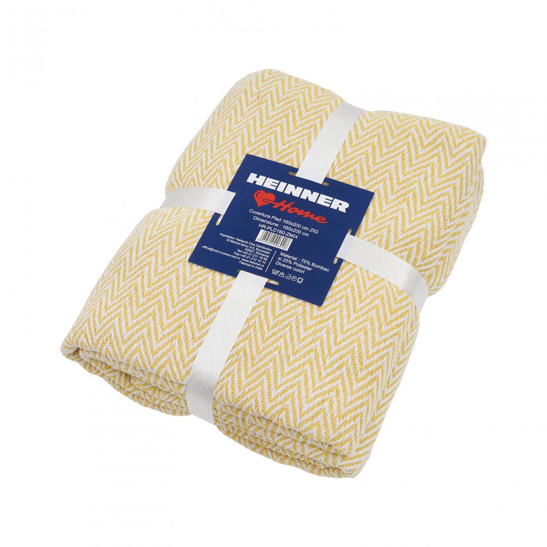 Heinner CUVERTURA PLED 160X200 CM ZIG
