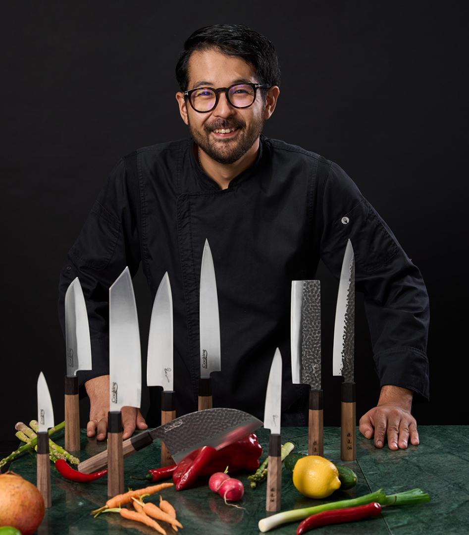 CUTIT GYUTO 23 CM, RIKITO WATANABE, SAMURAI GOURMET, COOKING BY HEINNER