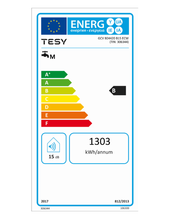 BOILER ELECTRIC 80 L TESY B15 ECW