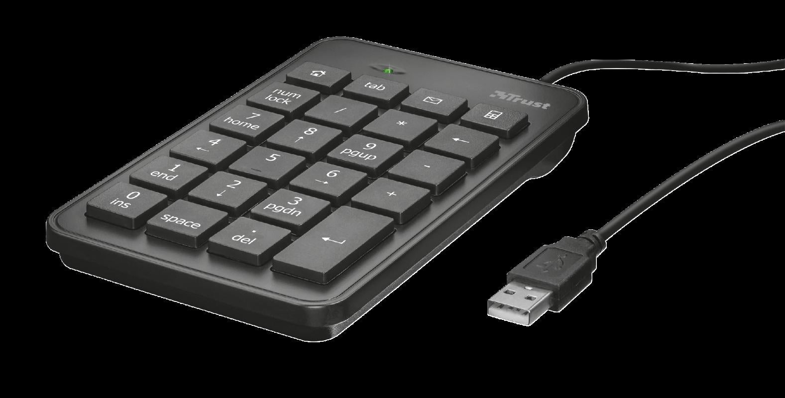 Tastatura Trust numerica Xalax cu fir, n