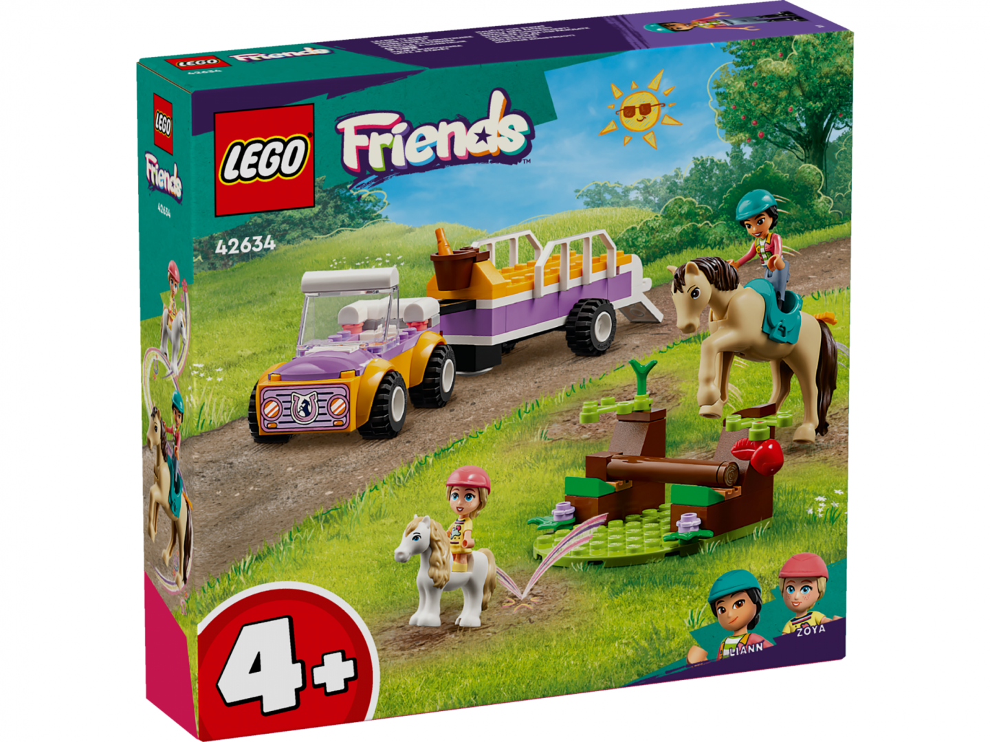 Remorca cu Ponei si Cal, Lego 42634