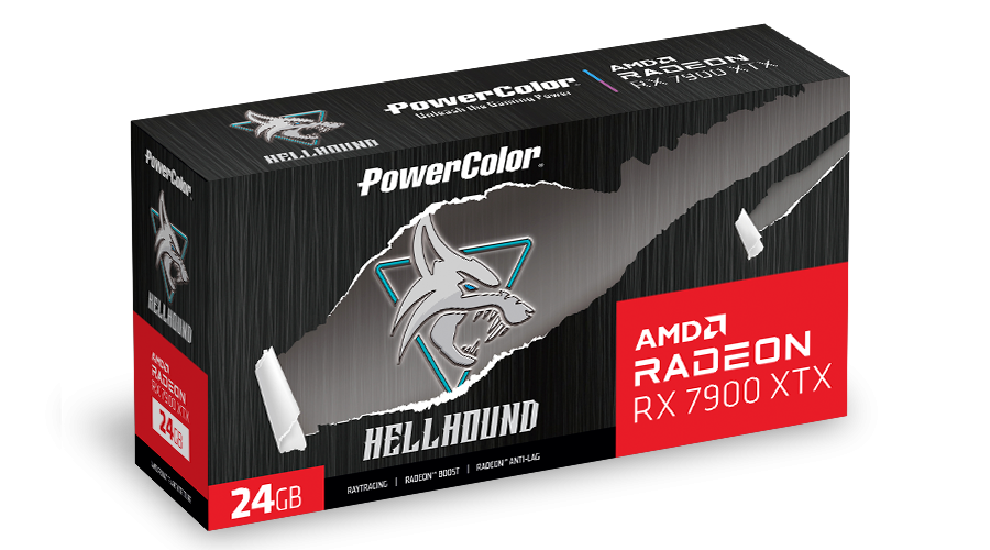 Pw Radeon RX7900 Xtx Hellhound 24GB (Placa video PowerColor Radeon Rx 7900 Xtx)