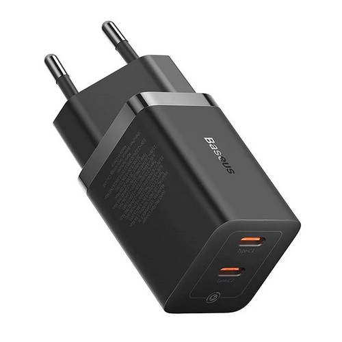 Incarcator Retea GaN5 Pro Qc 40W, negru (incarcator retea Baseus GaN5 Pro)