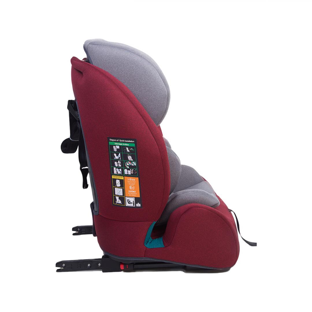Scaun auto,isofix/top tether,red,U-Grow
