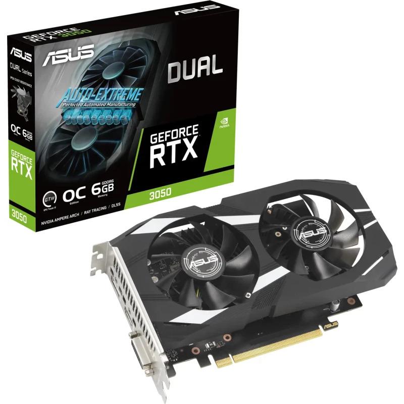ASUS AS Dual GeForce RTX 3050 OC 6GB